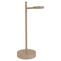 Näve Baladeuse-Lampe de table LED rechargeable LUPA 45cm aluminium Frosted Almonds plastique blanc LED variable capteur tactile hauteur 45cm
