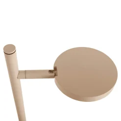 Näve Baladeuse-Lampe de table LED rechargeable LUPA 45cm aluminium Frosted Almonds plastique blanc LED variable capteur tactile hauteur 45cm