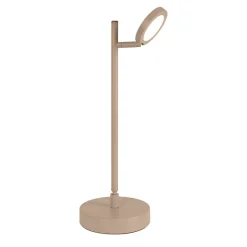 Näve Baladeuse-Lampe de table LED rechargeable LUPA 45cm aluminium Frosted Almonds plastique blanc LED variable capteur tactile hauteur 45cm