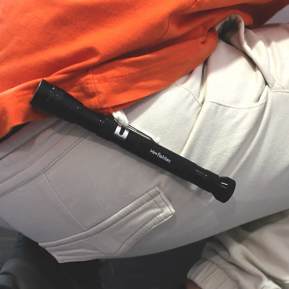 Fishtec Lampe frontale Télescopique Tête Flexible et Orientable