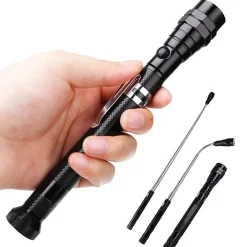 Fishtec Lampe frontale Télescopique Tête Flexible et Orientable