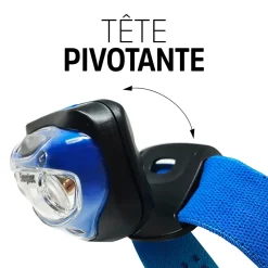 Energizer Lampe Frontale-Lampe frontale LED 200 lumens 1FENVISION80 autonomie 7h fonctionne avec 3 piles AAA (LR03)
