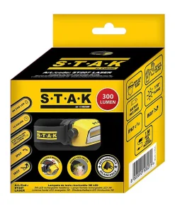 Stak Lampe Frontale-Lampe frontale LED rechargeable professionnelle 300 lumens. Interrupteur sans contact