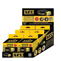 Stak Lampe Frontale-Lampe frontale LED rechargeable professionnelle 300 lumens. Interrupteur sans contact