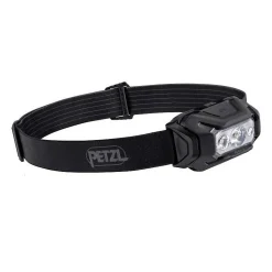 Petzl Lampe frontale étanche - - ARIA 2 - 450 lumens - 3 piles AAA/LR03 incluses - Noir