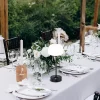 Näve Baladeuse-Lampe LED à accu/de table 'PINA' 30 cm de haut, en métal (noir) et verre (blanc), LEDs intégrés, blanc chaud
