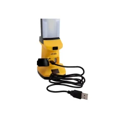 Aslo Lampe led articulée 20W 1500Lm Portée 53m 6000K Base aimantée IP22 Lampe de poche