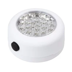 Diall Lampe LED magnétique ronde blanche 68 lumens