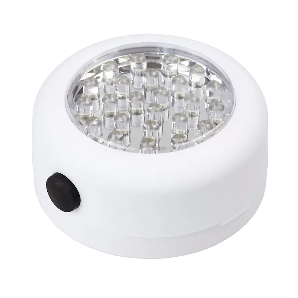 Diall Lampe LED magnétique ronde blanche 68 lumens