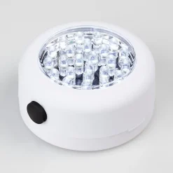 Diall Lampe LED magnétique ronde blanche 68 lumens