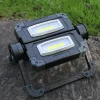 Fishtec Projecteur Et Lampe De Chantier-Lampe Projecteur Portable sans Fil LED Orientable 360