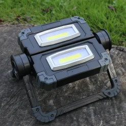 Fishtec Projecteur Et Lampe De Chantier-Lampe Projecteur Portable sans Fil LED Orientable 360