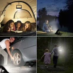 Fishtec Projecteur Et Lampe De Chantier-Lampe Projecteur Portable sans Fil LED Orientable 360