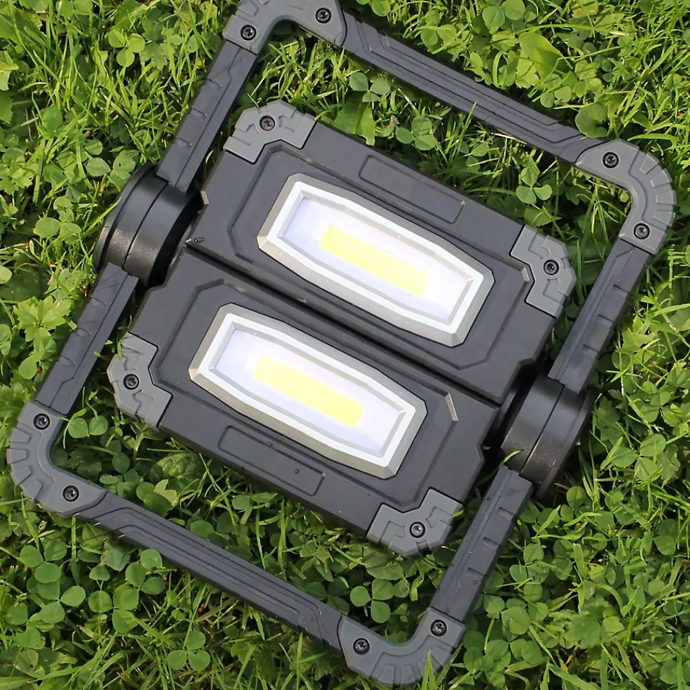 Fishtec Projecteur Et Lampe De Chantier-Lampe Projecteur Portable sans Fil LED Orientable 360