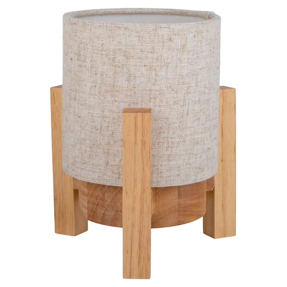 Näve Lampe table accu MADITA H 19cm blanc naturel LED intégrée intensité variable capteur tactile