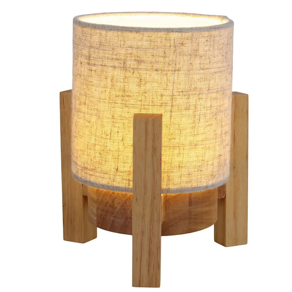 Näve Lampe table accu MADITA H 19cm blanc naturel LED intégrée intensité variable capteur tactile