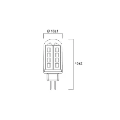 Sylvania Lampe Torche-Lampe TOLEDO G4 1,9W 200lm 827 L 45mm - - 29654