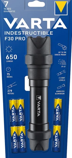 Varta Lampe Torche-Lampe torche indestructible F30 pro 650 lumens