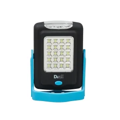 Diall Lampe Torche-Lampe torche LED 2 fonctions 220 lumens bleu