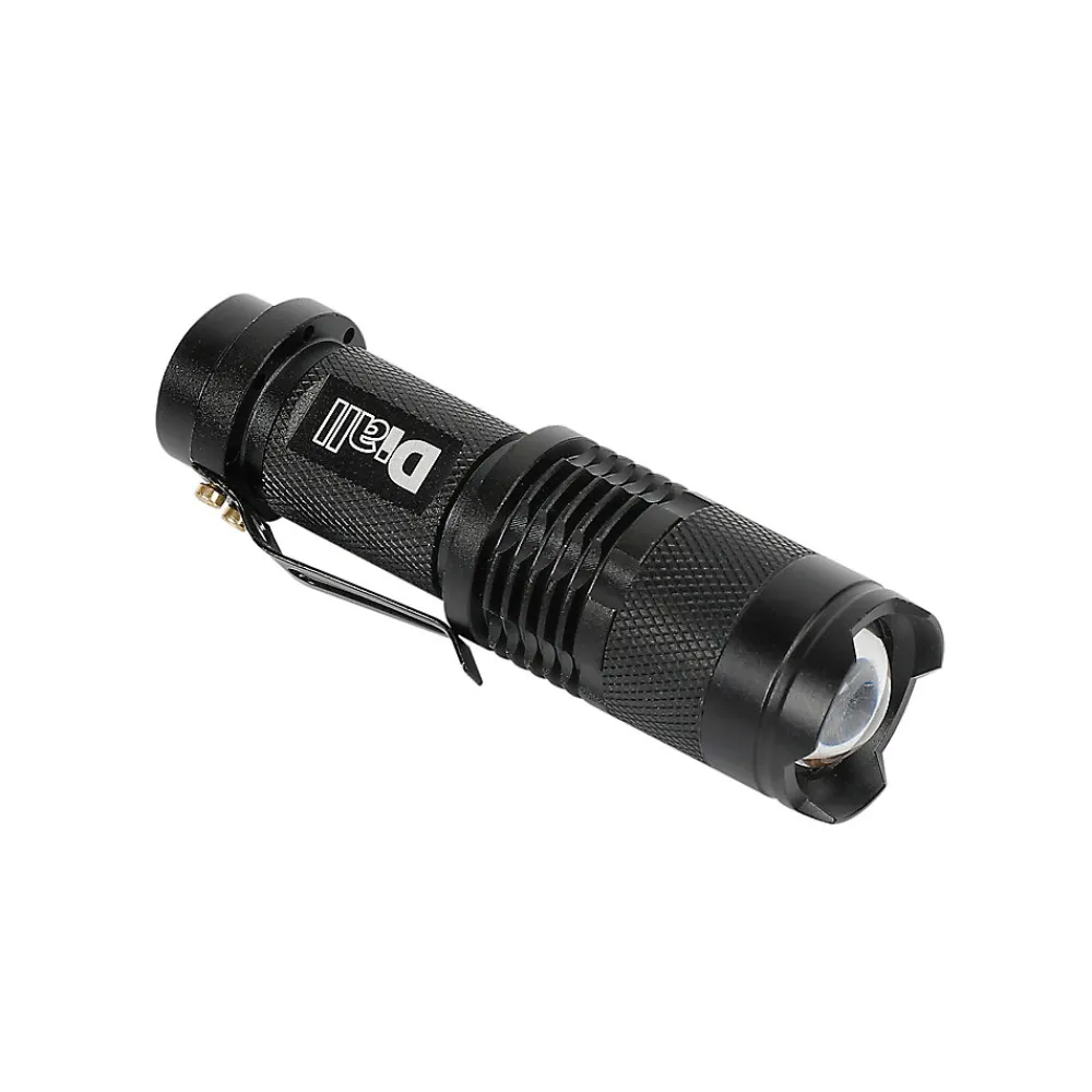 Diall Lampe Torche-Lampe torche LED 60 lumens autonomie 1h30 fonctionne avec 1 pile AA (LR6)