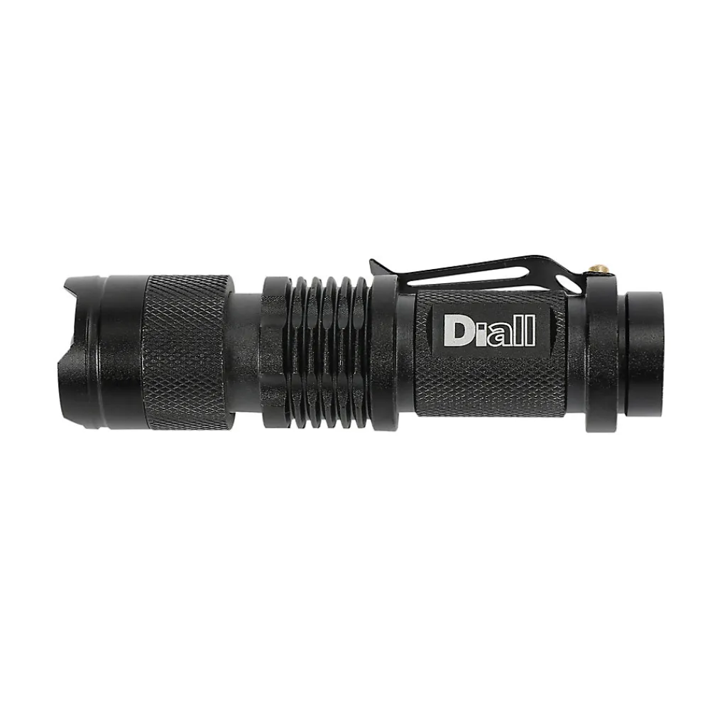 Diall Lampe Torche-Lampe torche LED 60 lumens autonomie 1h30 fonctionne avec 1 pile AA (LR6)