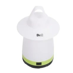 Diall Lampe Torche-Lanterne de camping LED 80 lumens autonomie 15h fonctionne avec 3 piles AA (LR6)