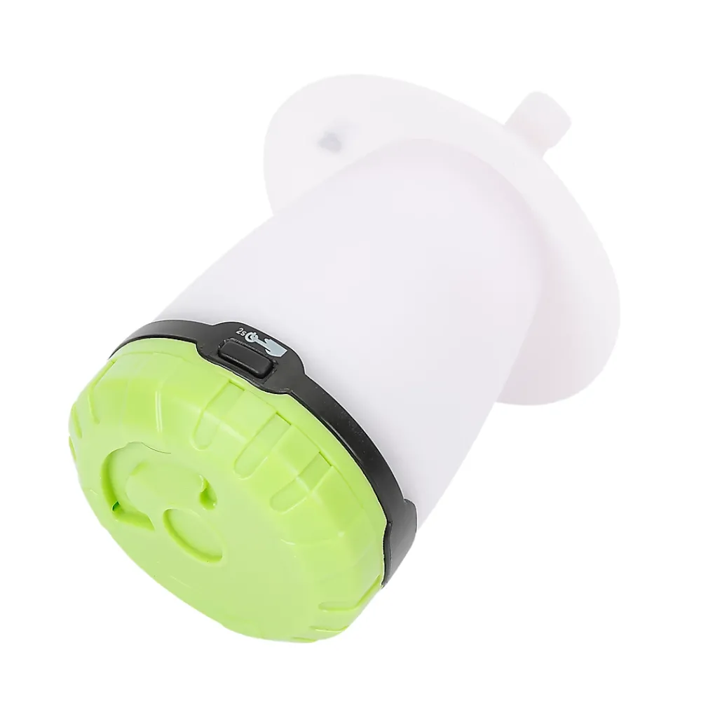 Diall Lampe Torche-Lanterne de camping LED 80 lumens autonomie 15h fonctionne avec 3 piles AA (LR6)