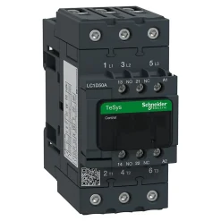 Schneider Electric Lc1d50af7 Schneider - Contacteur Tripolaire - 3no - 50a - Bobine 110vca - Everlink Et Auto - Tesys Lc1d50