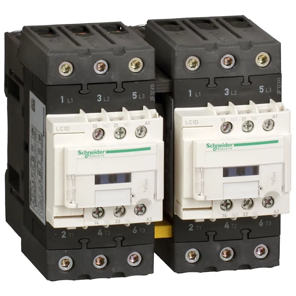Schneider Electric Autre Commande Modulaire-Lc2d40ag7 Schneider - Contacteur Inverseur Tripolaire - 3no - 40a - Bobine 120vca - Everlink