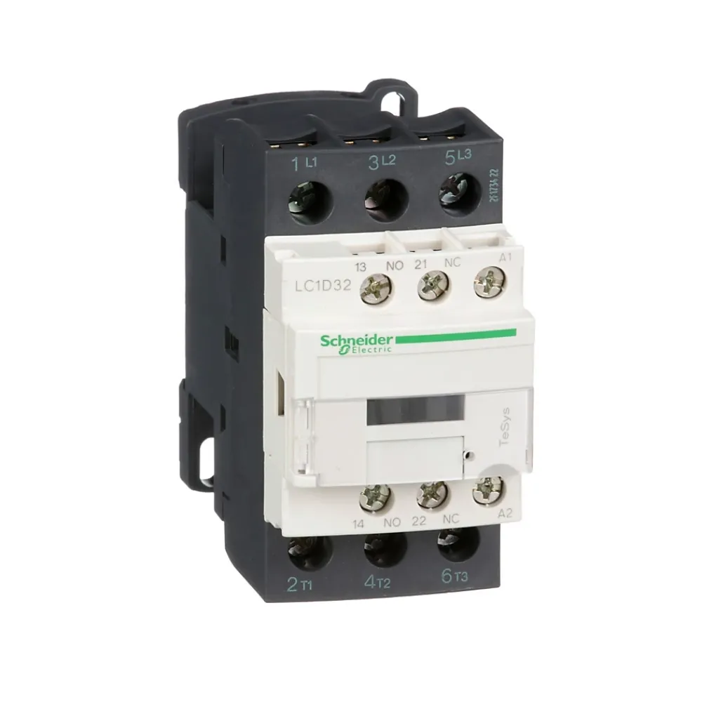 Schneider Electric Lc1d32b7 Schneider - Contacteur Moteur Tripolaire - 3no - 32a - Bobine 24vca - Vis étrier - Tesys Lc1d32