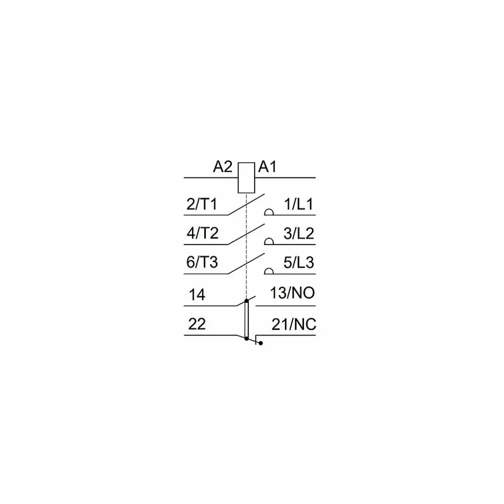 Schneider Electric Lc1d32b7 Schneider - Contacteur Moteur Tripolaire - 3no - 32a - Bobine 24vca - Vis étrier - Tesys Lc1d32