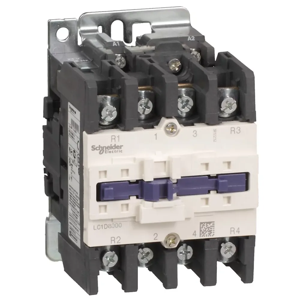 Schneider Electric Autre Commande Modulaire-Lc1d80004b7 Schneider - Contacteur Tétrapolaire - 4no - 125a - Bobine 24vca - Vis