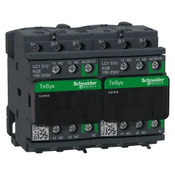 Schneider Electric Lc2d12kue Schneider - Contacteur Inverseur Tripolaire - 3no - 12a - Bobine 100-250vca - Vis