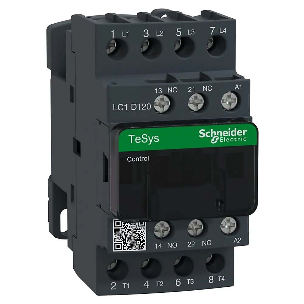 Schneider Electric Autre Commande Modulaire-Lc1dt20b7 Schneider - Contacteur Tétrapolaire - 4no - 20a - Bobine 24vca - Vis