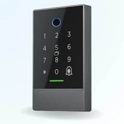 LOCKY Lecteur biométrique de contrôle d'accès connecté -7d eco à empreinte, code, badge et bluetooth