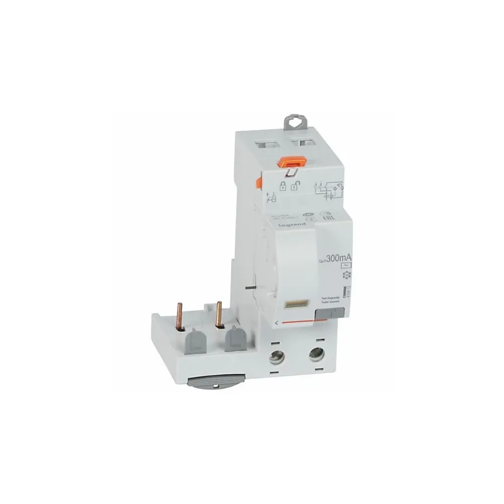 Legrand 410413 Bloc Différentiel à Vis Dx3 - 2p 230v- 40a - Type Ac 300ma