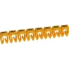 Legrand Tournevis D'Électricien-038214 - Boite De 1200 Repères Cab 3 Pour Fils 0,5mm² à 1,5mm² - Marquage Chiffre 4 Jaune