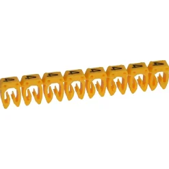 Legrand Tournevis D'Électricien-038214 - Boite De 1200 Repères Cab 3 Pour Fils 0,5mm² à 1,5mm² - Marquage Chiffre 4 Jaune