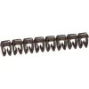 Legrand 038221 - Boite De 1200 Repères Cab 3 Pour Fils 1,5mm² à 2,5mm² - Marquage Chiffre 1 Brun
