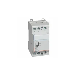 Legrand 412549 - Contacteur Jour Nuit Triphasé 3p Bobine 230v - 40a - Contact 3no - 3 Modules