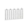 Legrand Tournevis D'Électricien-039520 - Plaque De Repères Pour Bloc De Jonction Viking 3 - Pas 6mm - Chiffres 1 à 100