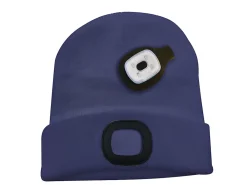 Velamp LIGHTHOUSE : Bonnet avec frontale LED rechargeable. Bleu