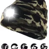 Velamp LIGHTHOUSE : Bonnet avec frontale LED rechargeable. Camouflage