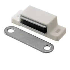 Diall Loqueteau blanc 4 kg entraxe 34 mm vendu par 2