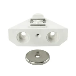 Diall Loqueteau blanc 4 kg entraxe 22 mm