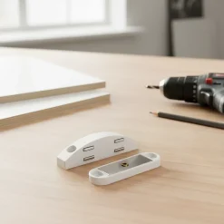 Diall Loqueteau Blanc 6 kg entraxe 45mm