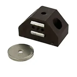 Diall Loquetaux-Loqueteau d'angle 6 kg entraxe 24 Marron