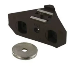 Diall Loquetaux-Loqueteau d'angle 4 kg entraxe 22 Marron