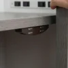 Diall Loquetaux-Loqueteau de meuble aimanté vendu par 2 coloris marron entraxe 45 mm