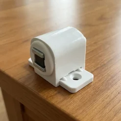 Diall Loqueteau réglable coloris blanc charge supportée 4 kg